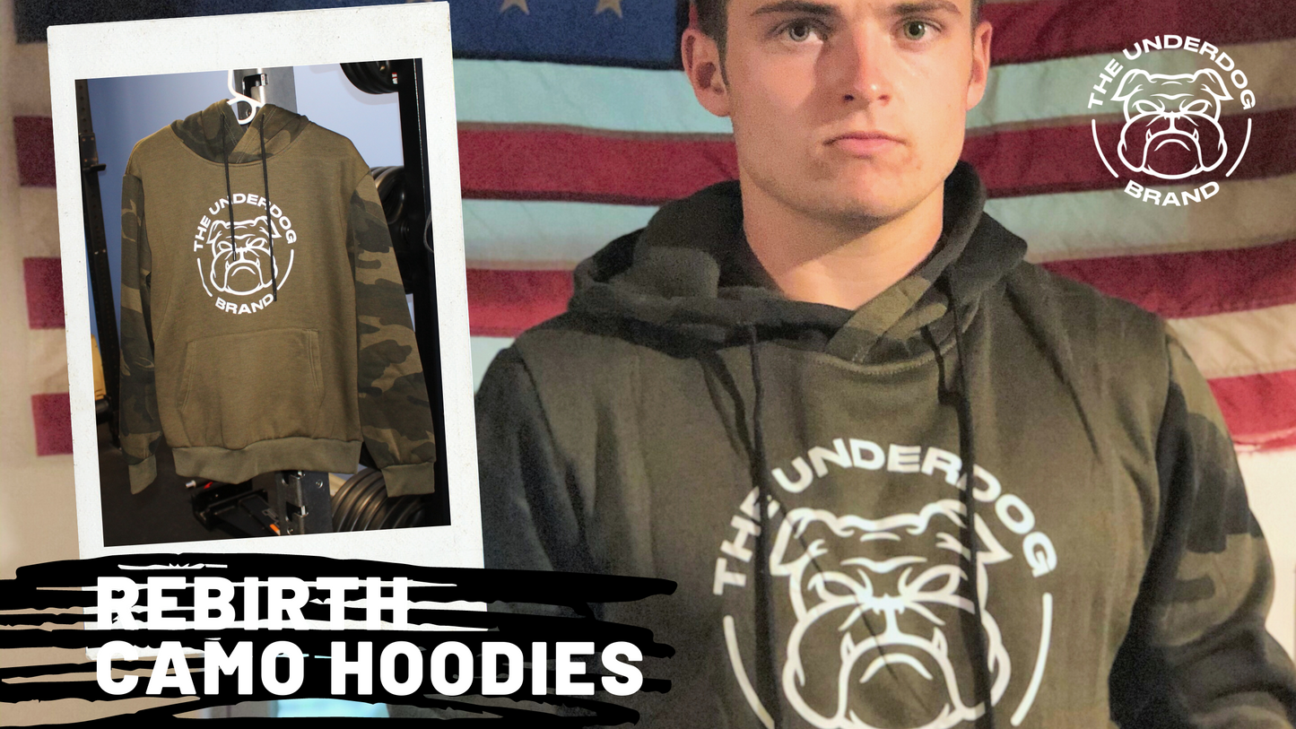 Rebirth Camo Hoodie - Military Green