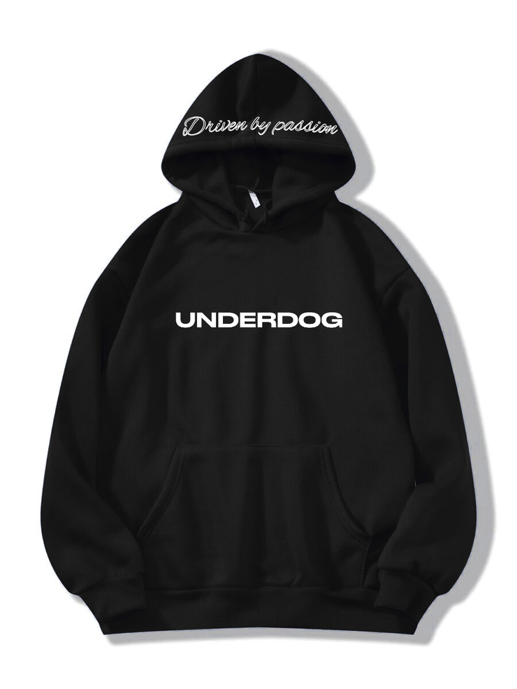 Black Driven By Passion Underdog Hoodie